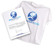 Complimentary Badminton T-Shirt and Certificate
